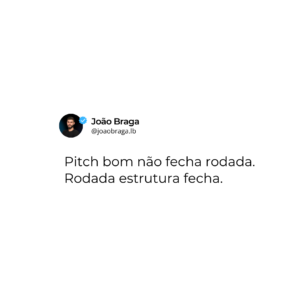 Pitch nao fecha rodada